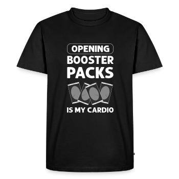 Card Collector Opening Booster Packs Is My - Men's Premium Organic T-Shirt - black - Front - Nico (187cm)