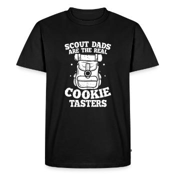 Boy Scout Cookies - Men's Premium Organic T-Shirt - black - Front - Nico (187cm)
