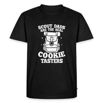 Boy Scout Cookies - Men's Premium Organic T-Shirt - black - Front - Nico (187cm)