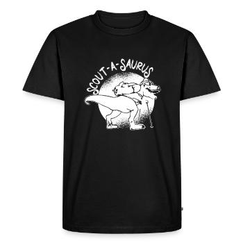 Éclaireur - T-shirt Premium bio Homme - noir - Devant - Nico (187cm)