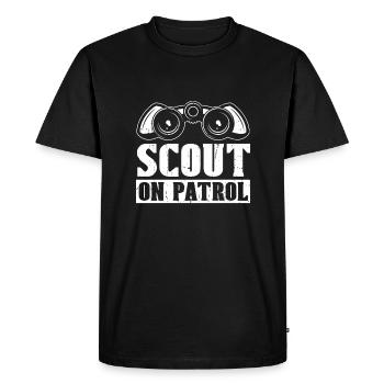 Patrouille des scouts - T-shirt Premium bio Homme - noir - Devant - Nico (187cm)