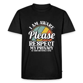 Black humor - Men's Premium Organic T-Shirt - black - Front - Nico (187cm)