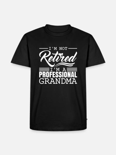 Pensioner pension - Men's Premium Organic T-Shirt - black