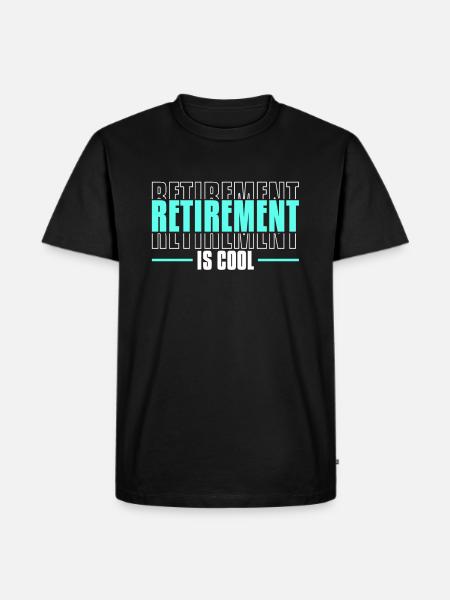 Pension de retraité Cool - T-shirt Premium bio Homme - noir