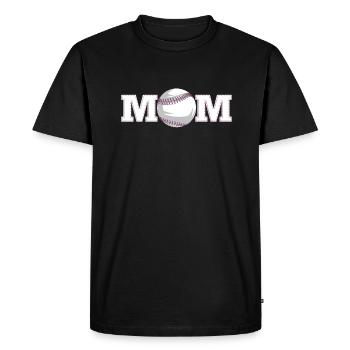 Baseball Baseball Maman - T-shirt Premium bio Homme - noir - Devant - Nico (187cm)