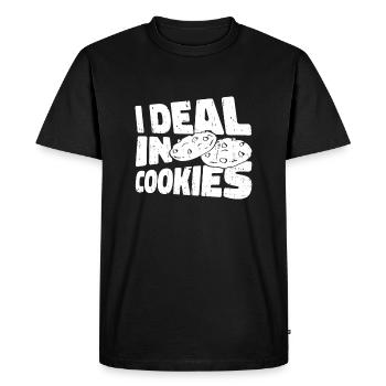 éclaireur - T-shirt Premium bio Homme - noir - Devant - Nico (187cm)