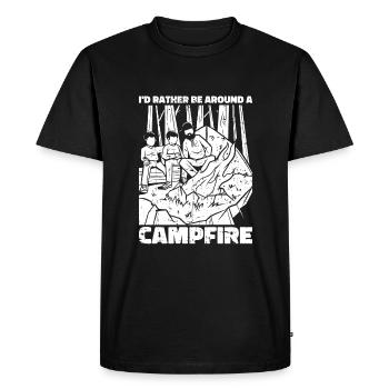 Scout - Men's Premium Organic T-Shirt - black - Front - Nico (187cm)
