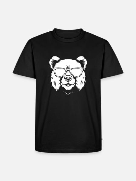 Bear Brown Bear - Men's Premium Organic T-Shirt - black