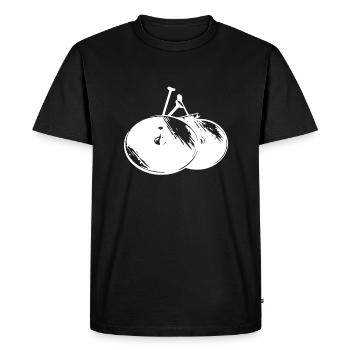 Train de ventilateurs Spielmannszug - T-shirt Premium bio Homme - noir - Devant - Nico (187cm)