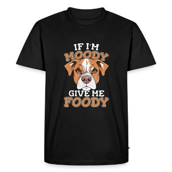 Beagle Drôle Si Je Suis De Mauvaise Humeur Donnez-Moi Gourmand - T-shirt Premium bio Homme - noir - Devant - Nico (187cm)