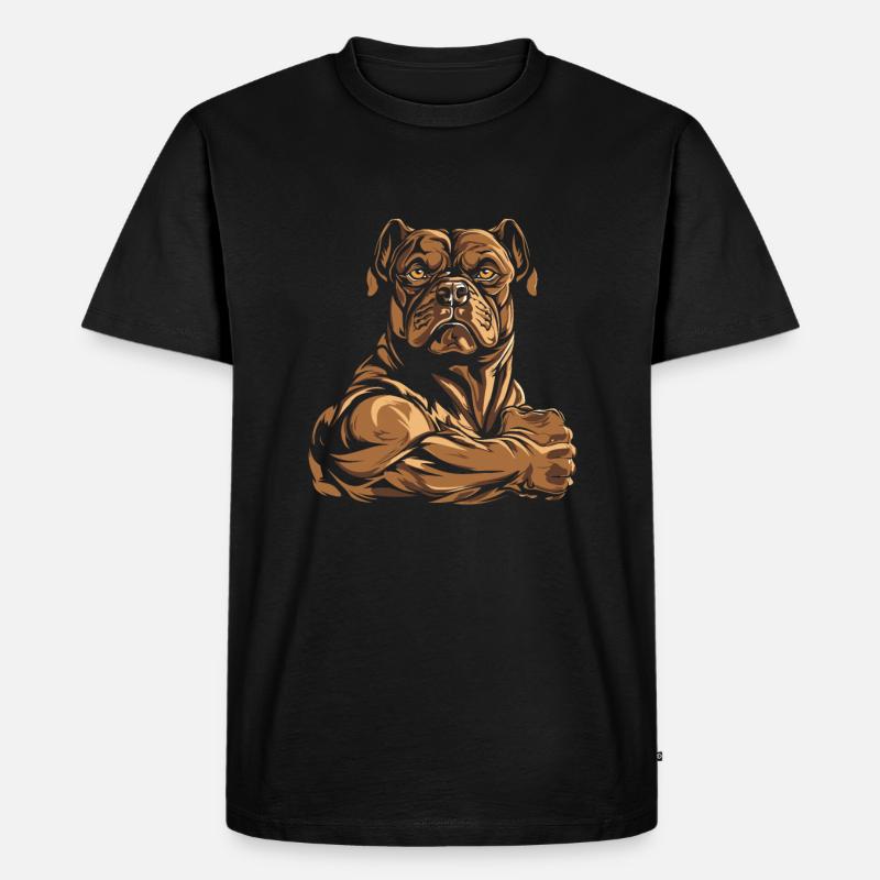 American Bully Cool - Männer Premium Bio T-Shirt - Schwarz