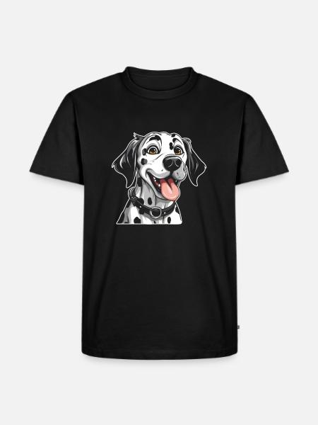 Dalmatian - Men's Premium Organic T-Shirt - black