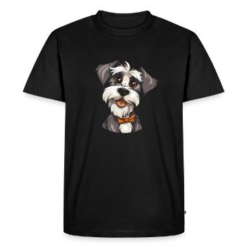 Schnauzer - T-shirt Premium bio Homme - noir - Devant - Nico (187cm)