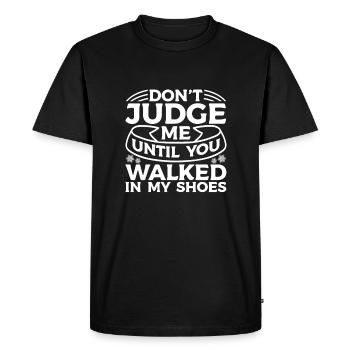 Maman Maman - T-shirt Premium bio Homme - noir - Devant - Nico (187cm)