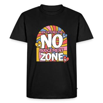 Maman Maman - T-shirt Premium bio Homme - noir - Devant - Nico (187cm)