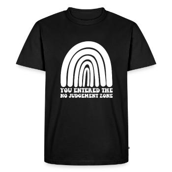 Maman Maman - T-shirt Premium bio Homme - noir - Devant - Nico (187cm)