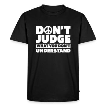 Mom Support Mom - Men's Premium Organic T-Shirt - black - Front - Nico (187cm)
