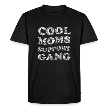 Mom Support Mom - Men's Premium Organic T-Shirt - black - Front - Nico (187cm)