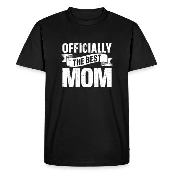 Mama Mutter Best Mom - Men's Premium Organic T-Shirt - black - Front - Nico (187cm)