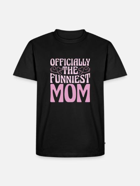 Mama Mutter Funniest Mom - Men's Premium Organic T-Shirt - black