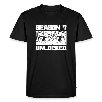 Anime Manga Anime Birthday Girl - Men's Premium Organic T-Shirt - black - Front - Nico (187cm)