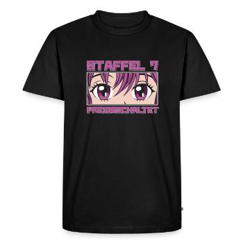 Anime Manga Anime Birthday Girl - Men's Premium Organic T-Shirt - black - Front - Nico (187cm)