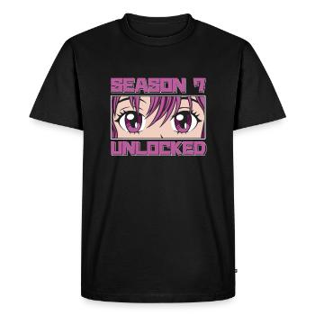 Anime Manga Anime Birthday Girl - Men's Premium Organic T-Shirt - black - Front - Nico (187cm)