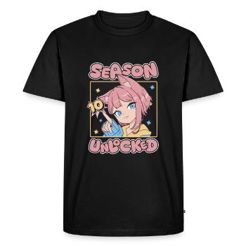 Anime Manga Anime Birthday Girl - Men's Premium Organic T-Shirt - black - Front - Nico (187cm)