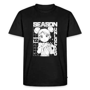 Anime Manga Anime Birthday Girl - Men's Premium Organic T-Shirt - black - Front - Nico (187cm)