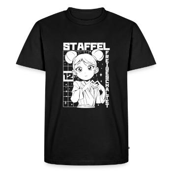 Anime Manga Anime Birthday Girl - Men's Premium Organic T-Shirt - black - Front - Nico (187cm)