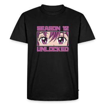 Anime Manga Anime Birthday Girl - Men's Premium Organic T-Shirt - black - Front - Nico (187cm)
