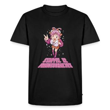 Anime Manga Anime Birthday Girl - Men's Premium Organic T-Shirt - black - Front - Nico (187cm)