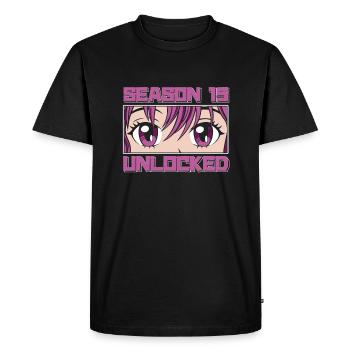 Anime Manga Anime Birthday Girl - Men's Premium Organic T-Shirt - black - Front - Nico (187cm)