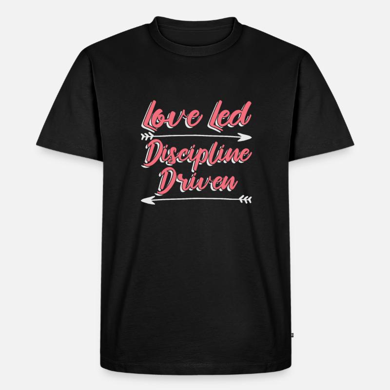 Mama Mutter Herzpfeile Bogenschießen - Männer Premium Bio T-Shirt - Schwarz