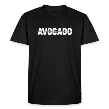 Rythme cardiaque de l’électrocardiogramme de l’avocat - T-shirt Premium bio Homme - noir - Devant - Nico (187cm)