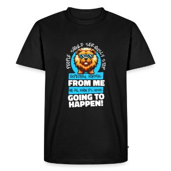 Chow Chow - T-shirt Premium bio Homme - noir - Devant - Nico (187cm)