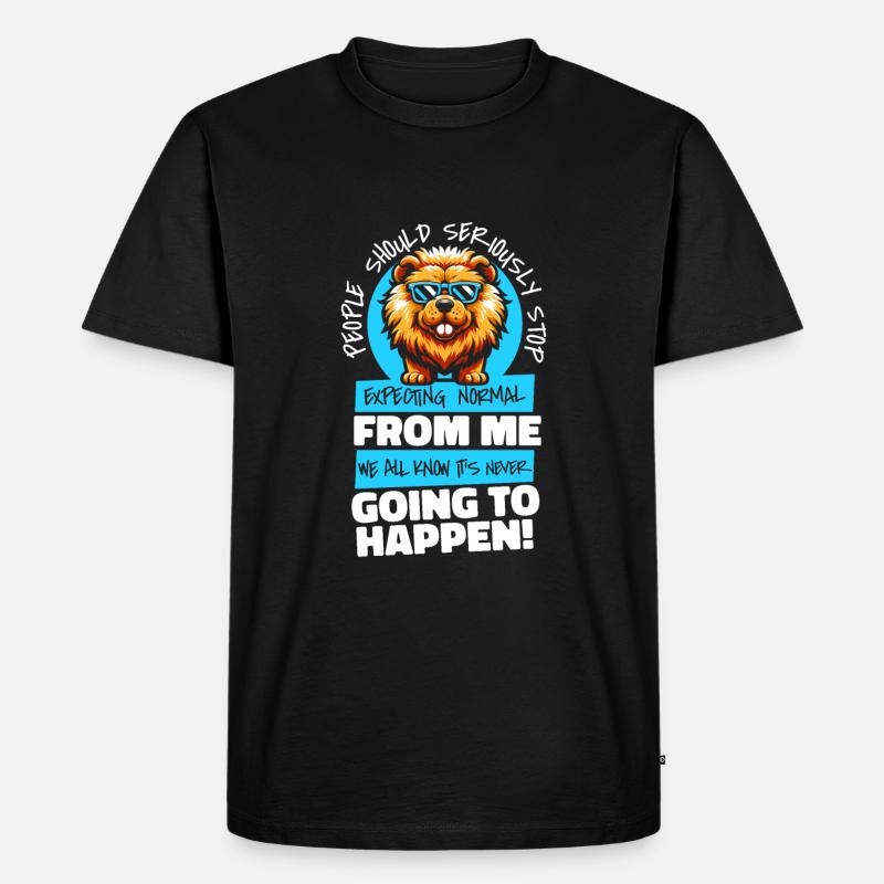 Chow Chow - Männer Premium Bio T-Shirt - Schwarz