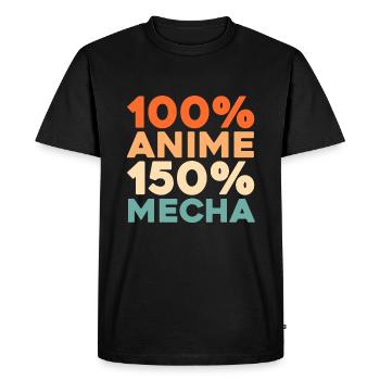 Manga d’anime - T-shirt Premium bio Homme - noir - Devant - Nico (187cm)