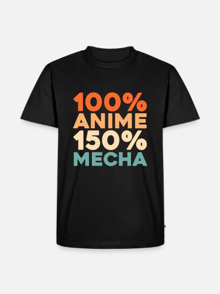 Manga d’anime - T-shirt Premium bio Homme - noir