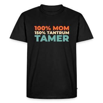 Maman Maman - T-shirt Premium bio Homme - noir - Devant - Nico (187cm)