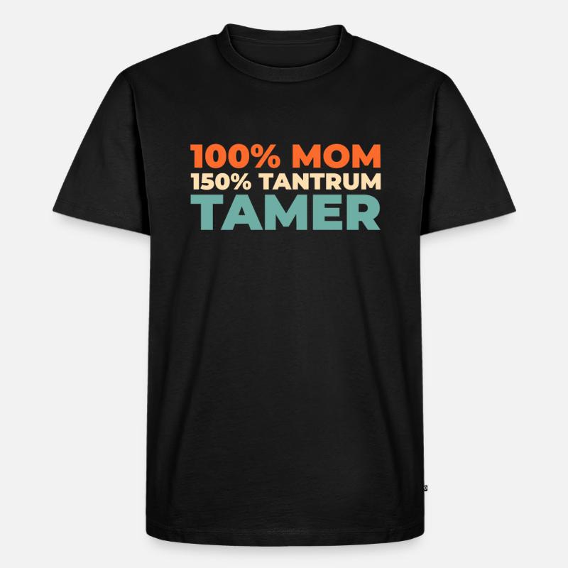 Mama Mutter - Männer Premium Bio T-Shirt - Schwarz