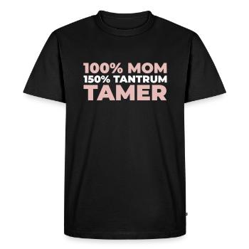 Maman Maman - T-shirt Premium bio Homme - noir - Devant - Nico (187cm)