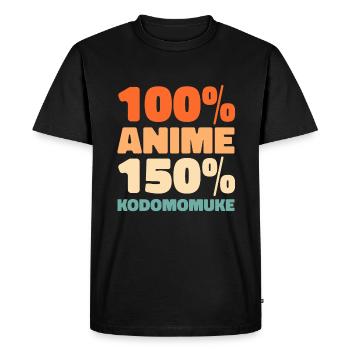 Manga d’anime - T-shirt Premium bio Homme - noir - Devant - Nico (187cm)