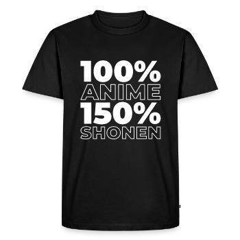 Manga d’anime - T-shirt Premium bio Homme - noir - Devant - Nico (187cm)
