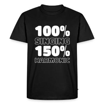 Choristes - T-shirt Premium bio Homme - noir - Devant - Nico (187cm)