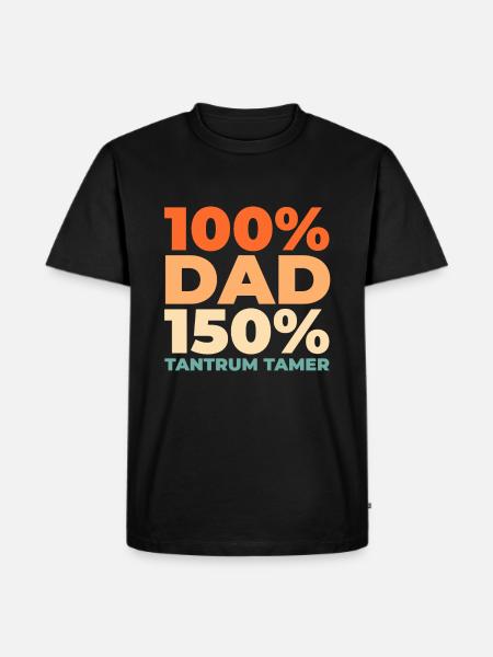 Père Papa - T-shirt Premium bio Homme - noir