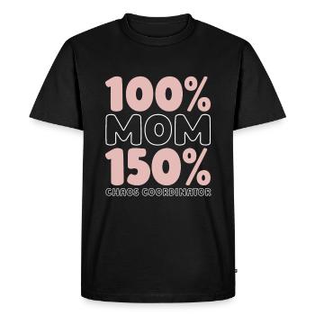 Maman Maman - T-shirt Premium bio Homme - noir - Devant - Nico (187cm)