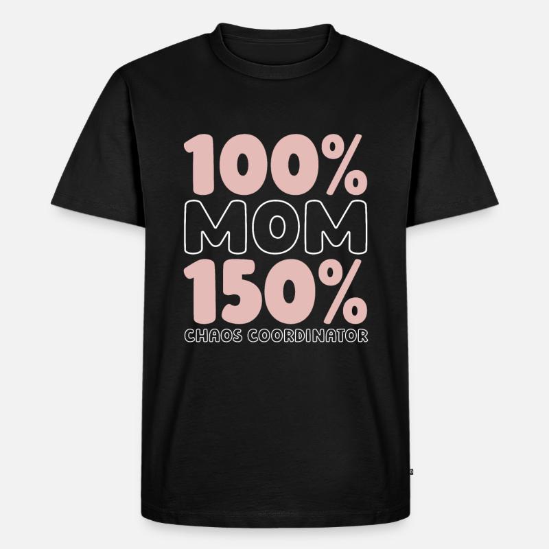 Mama Mutter - Männer Premium Bio T-Shirt - Schwarz