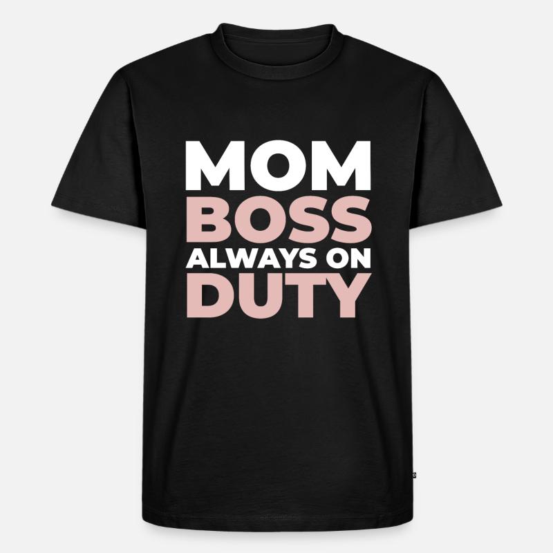 Mama Mutter - Männer Premium Bio T-Shirt - Schwarz