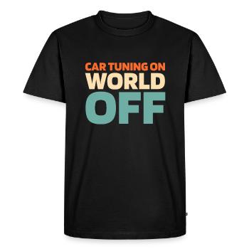Schrauber Tuning Tuner Tuning Car Tuning sur World Off - T-shirt Premium bio Homme - noir - Devant - Nico (187cm)